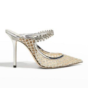 SOLD OUTSIDE OF POSHMARK! RARE DESIGN NEW JIMMY CHOO BING 100 CRYSTAL STRAP